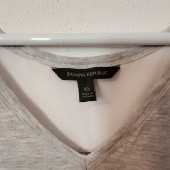 Banana Republic Cotton Tshirt and Chiffon-like Tank Top - Picture 3 of 3